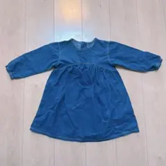 無印良品 キッズ デニムワンピース 100cm