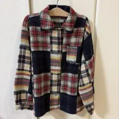 UNITED COLORS OF BENETTON チェック柄長袖シャツ