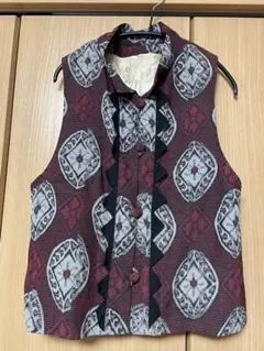 着物古布リメイクベスト