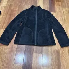 音*♪様 ユニクロ　レディース　黒 フリースジャケット リバーシブル　Lサイズ