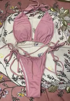 Victoria’s Secret 2 Way ビキニセットラメピンクのサムネイル