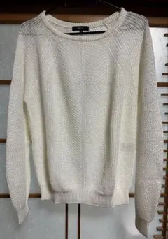 【新品】 コムサイズム トップス ニット 白