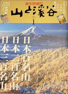 2026年最新】山と渓谷2025年1月号付録の人気アイテム - メルカリ