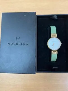 MOCKBERG レディース 腕時計 グリーン ゴールド