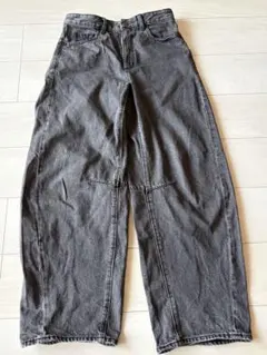 GU バレルレッグジーンズ　M