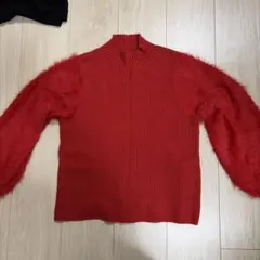 AZUL by MOUSSY 赤ニット