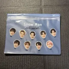 Snow Man オフィシャルカレンダー 付録　オリジナルクリアポーチ