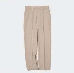 【新品未使用】ユニクロ　スマートアンクルパンツ　ベージュ　Lサイズ