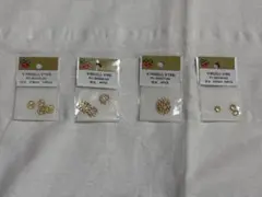ハンドメイド アクセサリーパーツ 座金 4個セット