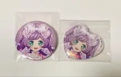 プリパラ lafary ハート缶バッジ らぁら 1セット - メルカリ