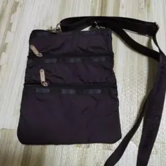 レスポ　3zip ショルダーバッグ　ブラック