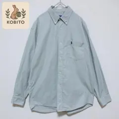 ラルフローレン 長袖シャツ ボタンダウン BLAKE ワンポイント刺繍 Mサイズ