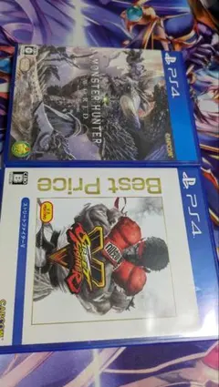 【まとめ売り】モンスターハンター：ワールド & ストリートファイターV