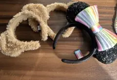 【美品】ミッキー耳カチューシャ 10周年記念