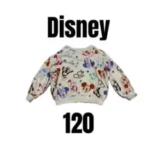【Litte ディズニー】ミッキーマウス　長袖トレーナー　100周年記念　120のサムネイル
