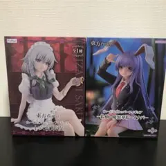東方Project フィギュア2体セット 鈴仙・優曇華院・イナバ 十六夜咲夜