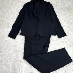 【洗える】INDIVI テーラードジャケット ストレートワイドパンツ セット