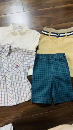 familiar 100サイズ ポロシャツとショートパンツセット