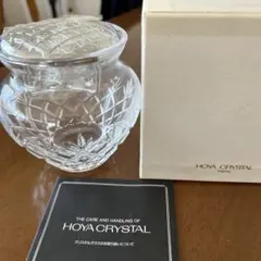 HOYA CRYSTAL カットガラス花器