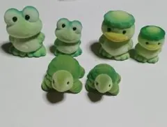 CENTEX カエルとカメとかっぱの置物セット