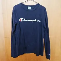 ネイビー 長袖カットソー