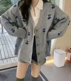 ニット カーディガン 冬服 服