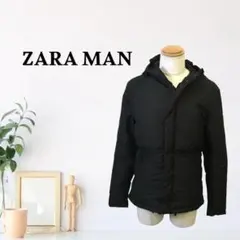 zk94【S】ZARA MAN ロングスリーブ フード付き ポケット付き