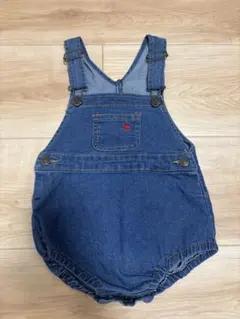【美品】カバーオール　オーバーオール　デニム　POLOBaby 80
