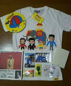 嵐☆大野智☆フリースタイル等☆新品未使用☆会場限定・非売品含む☆チャームTシャツ