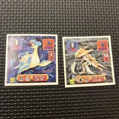 平成レトロ　当時物　アマダシール　ラプラス LV.76 & ガラガラ LV.40