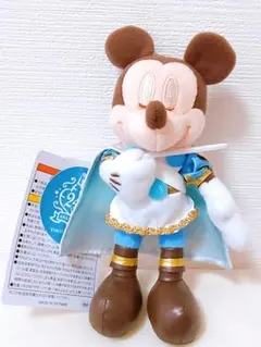 ディズニーシー　マーメイドラグーン　24周年　ミッキー　ぬいぐるみバッジ　ぬいば