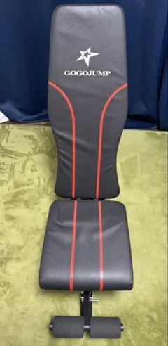 GOGOJUMP トレーニングベンチ折りたたみ式インクラインフラットベンチ