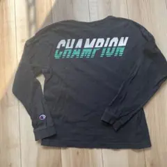 Champion 長袖カットソー ブラック 140 ロンt