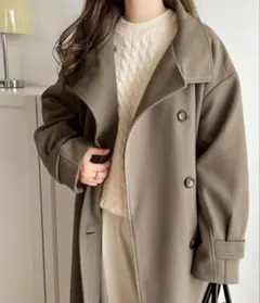 classicalelf 2wayスタンドカラーロングコート