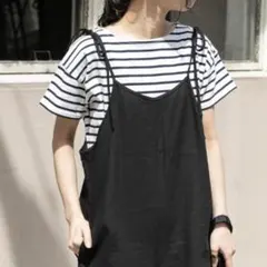 FORK＆SPOON ボートネックボーダーショートスリーブのサムネイル