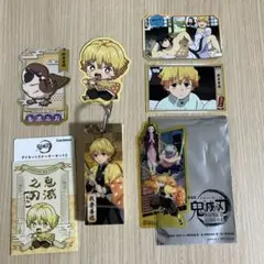 鬼滅の刃　我妻善逸　単語帳　ダイカットステッカーセット　無限城編映画ノベルティ