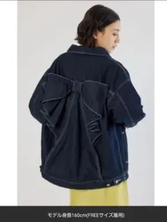 「新品」ロデオクラウンズ　ビッグリボンデニムジャケット