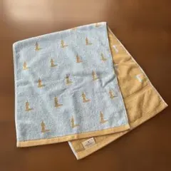 TRUSSARDI フェイスタオル ライトブルー カーキのサムネイル