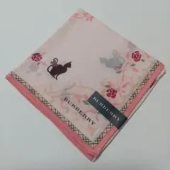 BURBERRY 大判ハンカチ(ネコ)