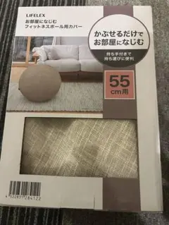 新品★LIFLEX フィットネスボール用カバー 55cm用★
