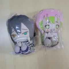 鬼滅の刃 甘露寺蜜璃 伊黒小芭内 ぽふっと ぬいぐるみ セット