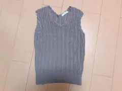 【美品】mystrada クロシェVタンクニットのサムネイル