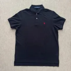 T*a様 ユーエスポロアッスン　 メンズ 半袖ポロシャツ　 L　 ブラック