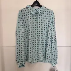 PART2 ジュンコシマダ 長袖ブラウス 新品 9R 淡青のサムネイル