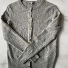 UNIQLO カシミヤ カーディガン ライトグレー ユニクロ