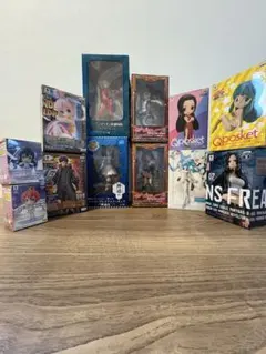 フィギュアセット　ワンピース　ラブライブ　キューポスケット　エヴァンゲリオン