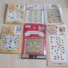 ネイルシールセット 夏・ハワイアン・花・雪の結晶・サンタデザイン