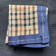 DAKS チェック柄ハンカチ