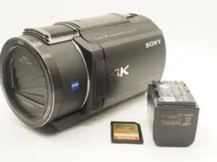 SONY FDR-AX60 4K 純正バッテリー2個 グリップ付 - メルカリ