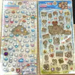 ジュエルプチドロップシール ぷくぷくあわわちゃん　ラブ友　2枚セット　まとめ売り